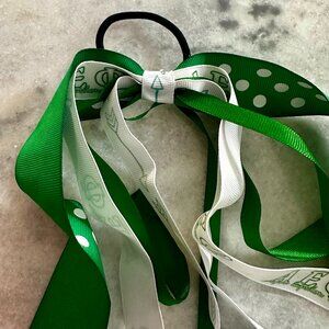 Alpha Epsilon Phi Hair Tie with Ribbon